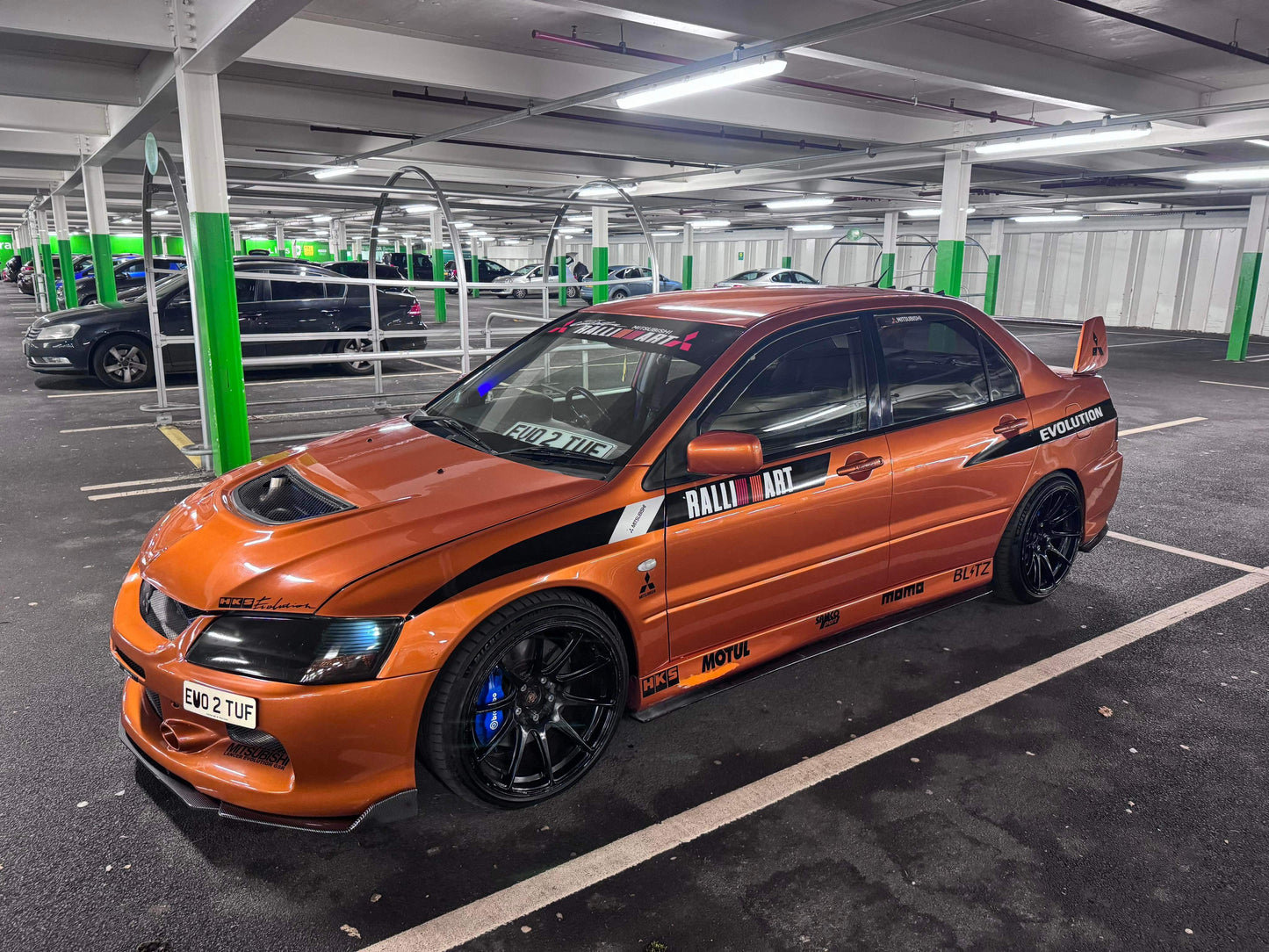 Mitsubishi Lancer Evolution Ralliart Side Stripes