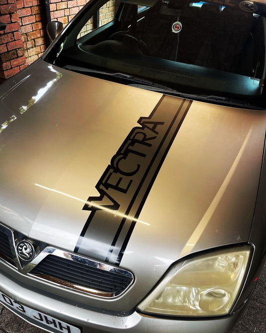 Vauxhall Vectra Bonnet Stripe