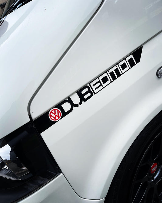 Volkswagen Dub Edition T5 Transporter Side Wing Decals