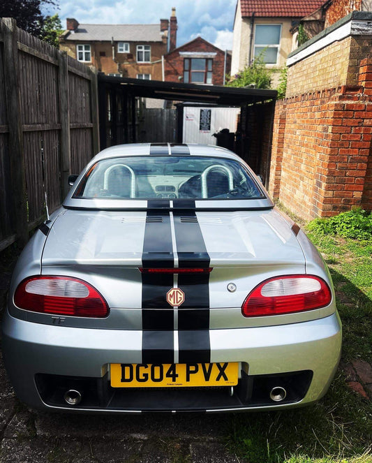 D5E62A42-D6C3-49EE-87F7-59B20E6B2287 - R&E Wraps and Graphics LTD - MG Racing Stripes - bonnet, Bonnet stripe, bonnet stripes, Mg racing stripes, racing stripes