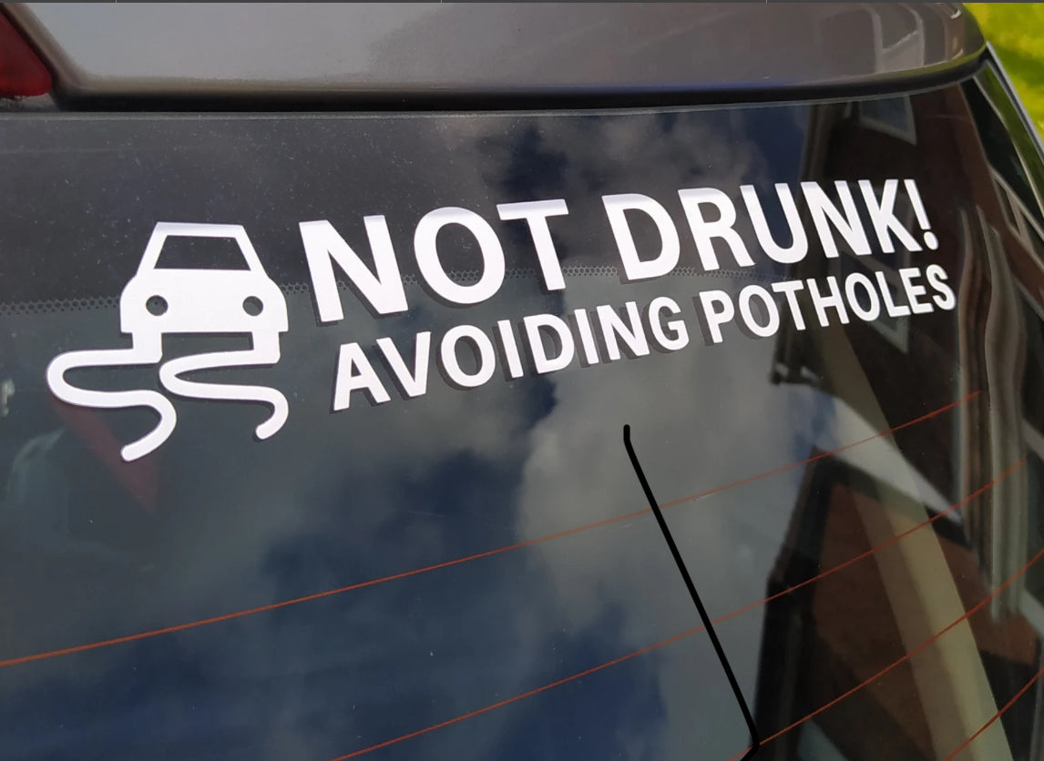 “Not Drunk” Small Stickers
