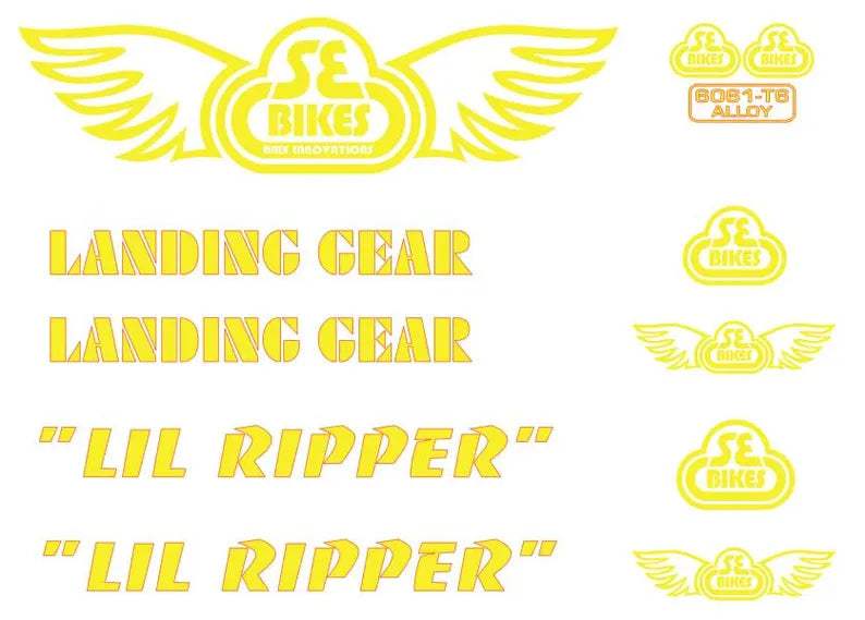 DC362B10-160B-460A-902B-33587A92A33A - R&E Wraps and Graphics LTD - SE RACING PK Ripper “Lil Ripper” Frame Sticker kit - Landing gear, Pk ripper, Se racing