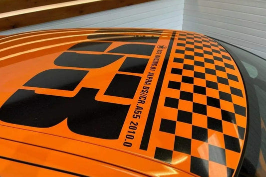DS4 - R&E Wraps and Graphics LTD - Citroen DS3 Chequered Roof Graphics - Chequered, citroen, DS3, roof graphics