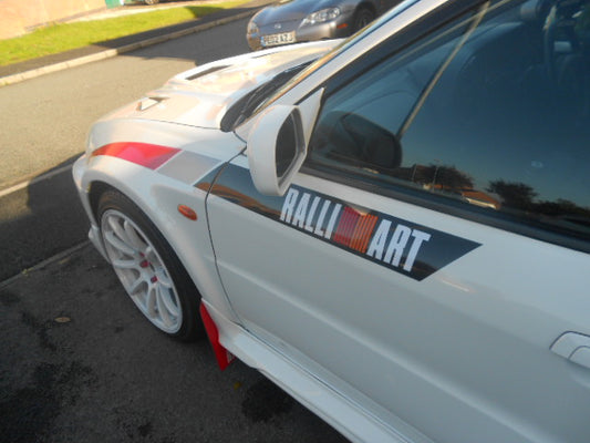 Mitsubishi Lancer Evolution 4 / 5 / 6 Ralliart Side Stripes