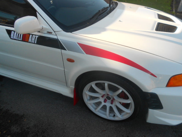Mitsubishi Lancer Evolution 4 / 5 / 6 Ralliart Side Stripes