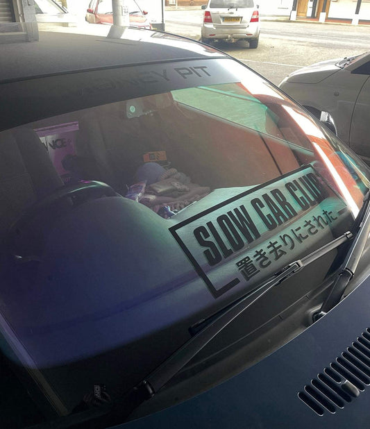 E26C0B43-B29E-4314-820F-82536CB8673D - R&E Wraps and Graphics LTD - Slow Car Club Window Sticker - Slow Car Club, window sticker