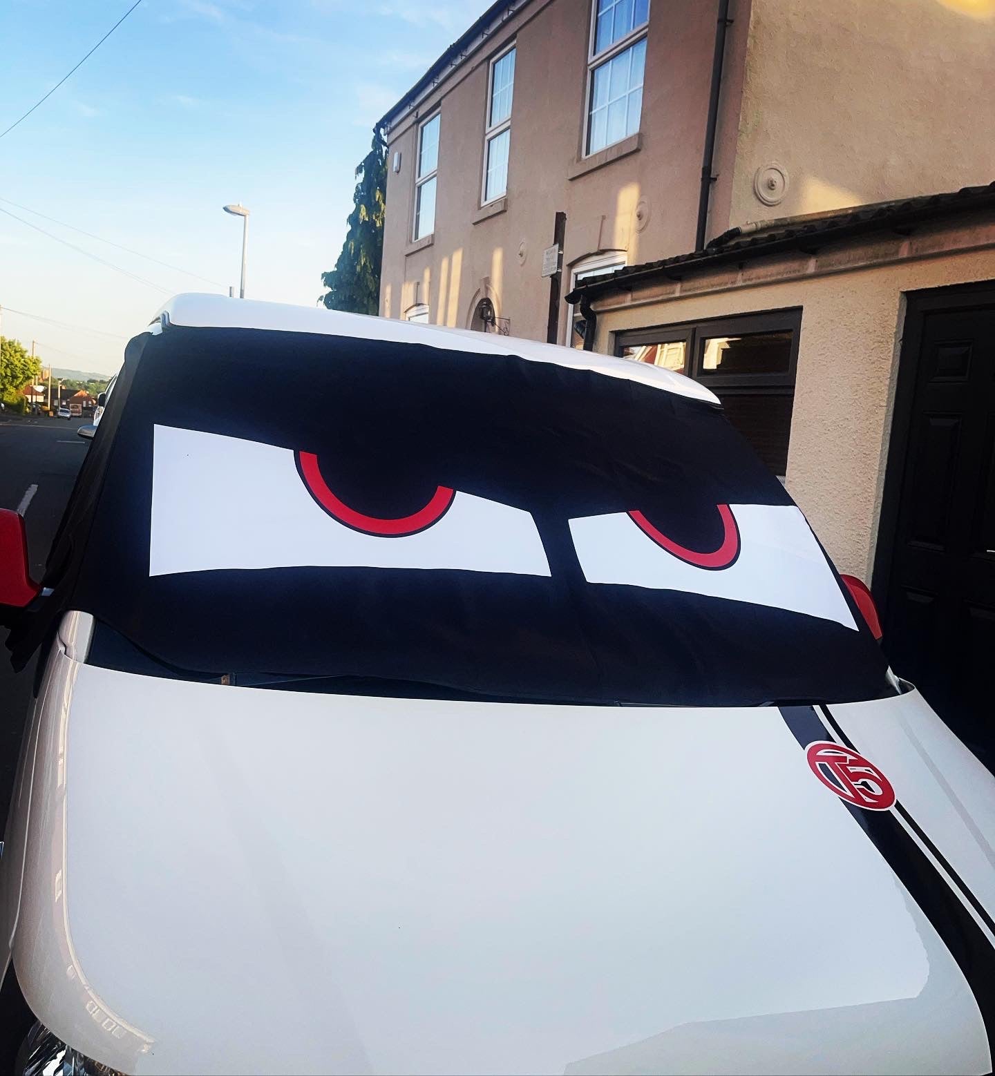 VW Campervan Windscreen Covers Angry Eyes 1 - T5/T6/T4