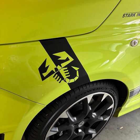 Fiat 500 Abarth Side Decals