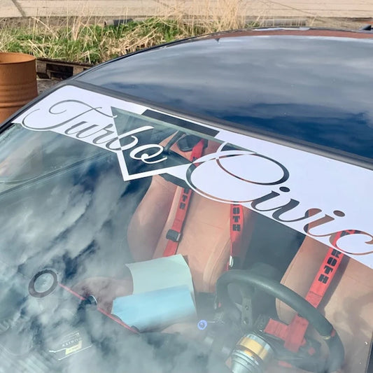 Turbo Civic Cut Out Sunstrip