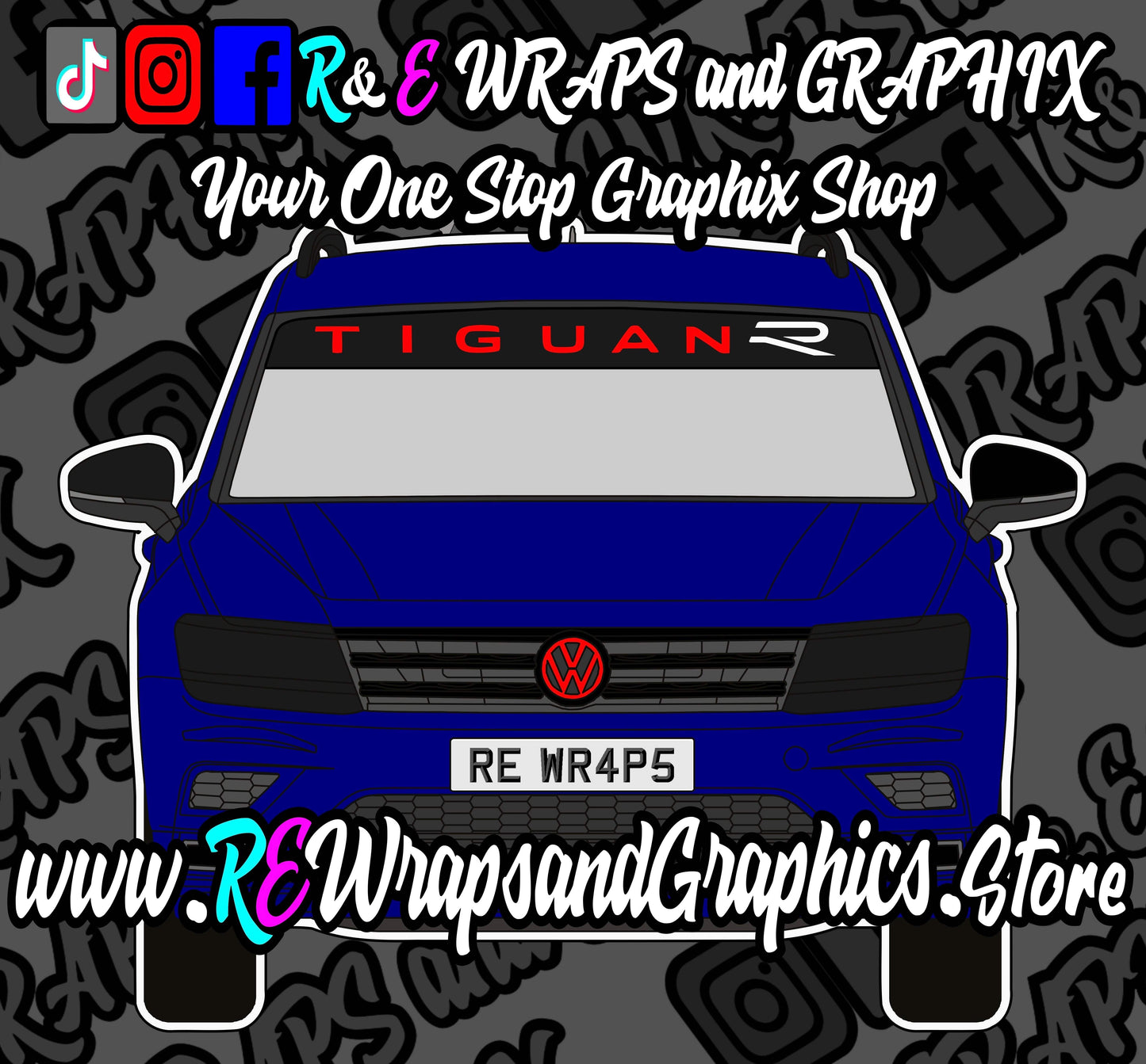 F16EC9DC-9D0D-45D7-9B15-52A0C2BF9931 - R&E Wraps and Graphics LTD - Volkswagen Tiguan R Sunstrip - sunstrips, Tiguan R, Tiguan r performance, Tiguan r performance sunstrip, Tiguan r sunstrips, Volkswagen, volkswagen performance, volkswagen performance sunstrip, volkswagen sunstrip, volkswagen t5, Volkswagen tiguan r performance, Volkswagen Tiguan R Sunstrip, Volkwagen Tiguan R