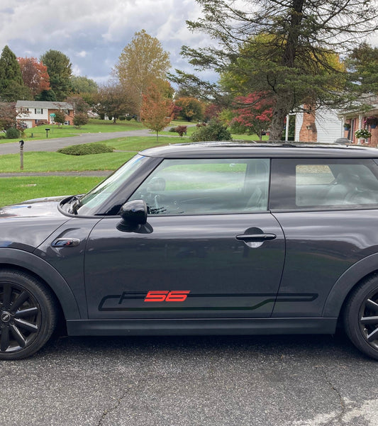 Mini Cooper F56 Side Stripes