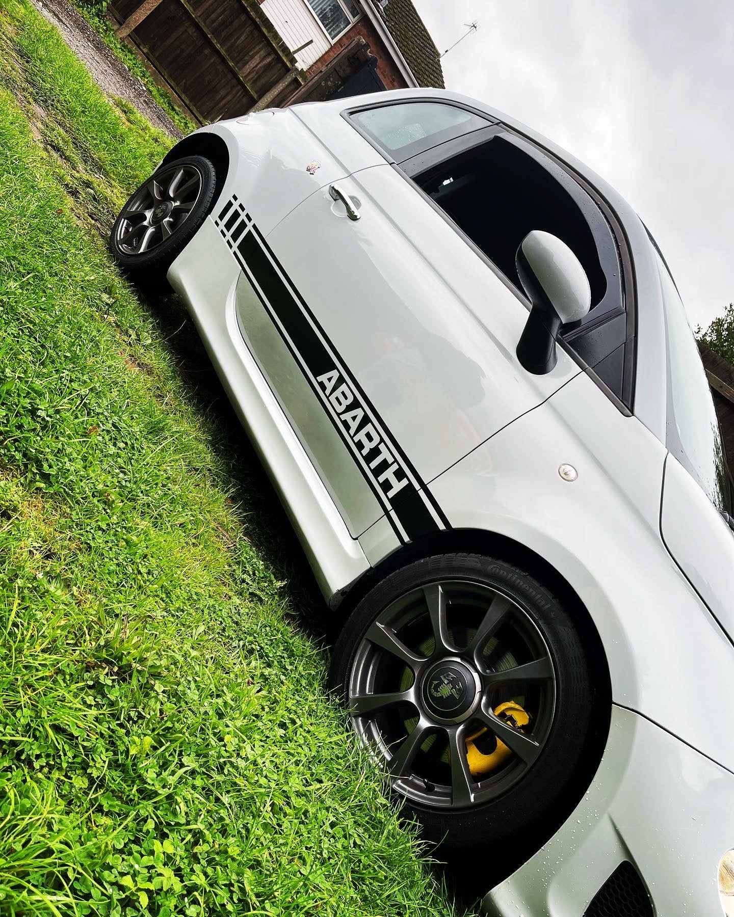 Fiat 500 Abarth Side Stripes and Sunstrip