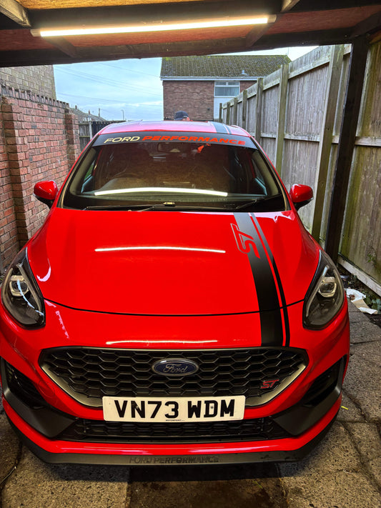 F7EE7470-9FCF-4E6B-AF30-3A5E3FC941B4 - R&E Wraps and Graphics LTD - Ford ST Cut Out Racing Stripes - ford, ford focus racing stripe, racing stripes, st racing stripe