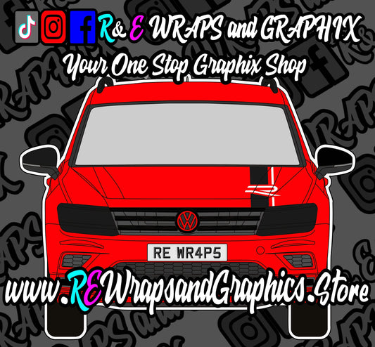 FullSizeRender - R&E Wraps and Graphics LTD - Volkswagen Tiguan R Bonnet Stripe - bonnet, bonnet decals, bonnet sticker, bonnet Stickers, Bonnet stripe, bonnet stripes, Tiguan R, Tiguan r performance, Volkswagen, volkswagen performance, Volkswagen tiguan r performance, Volkwagen Tiguan R
