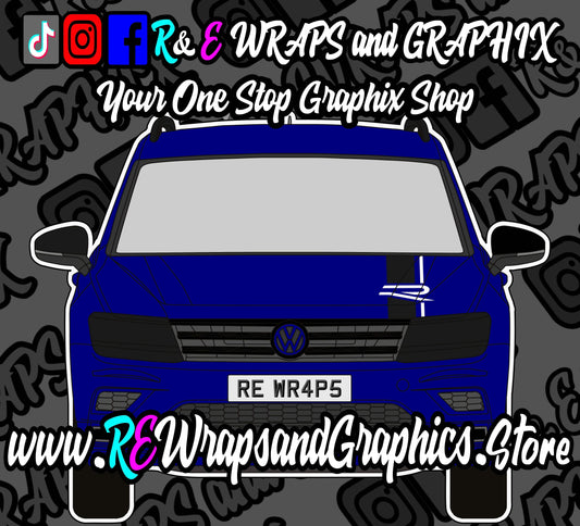FullSizeRender_1f0f9444-7858-4d7f-b31f-593ee9c16c3e - R&E Wraps and Graphics LTD - Volkswagen Tiguan R Bonnet Stripe - bonnet, bonnet decals, bonnet sticker, bonnet Stickers, Bonnet stripe, bonnet stripes, Tiguan R, Tiguan r performance, Volkswagen, volkswagen performance, Volkswagen tiguan r performance, Volkwagen Tiguan R