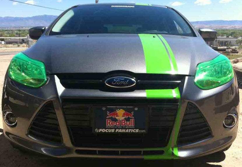 Green_Tail_Headlight_Tint_Chromatic_L_1000__88441 - R&E Wraps and Graphics LTD - Hexis Light Tint/PPF Film - Grey Tinted Transparent PVC Film (Wet Apply) - Hexis, light tint