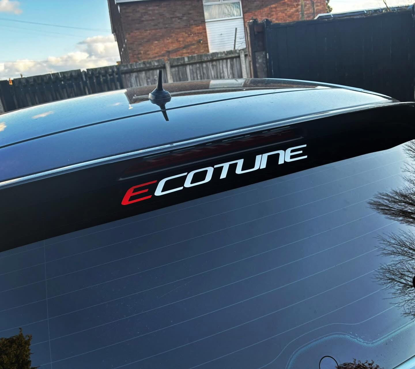 Ecotune Rear Window Sticker