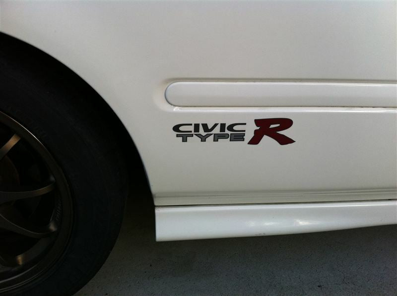 Honda Civic Type R Side Skirt Decals