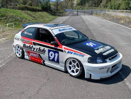 IMG-7012 - R&E Wraps and Graphics LTD - Honda Civic Type-R Buddy Club Graphic Kit - (EK9 onwards) - civic, graphic kits, honda, Honda Civic Type-R 2007-10 WRC Track Car Graphic Kit, Honda graphic kits, honda rally kit, Honda type r, Honda type r graphic kits, type r