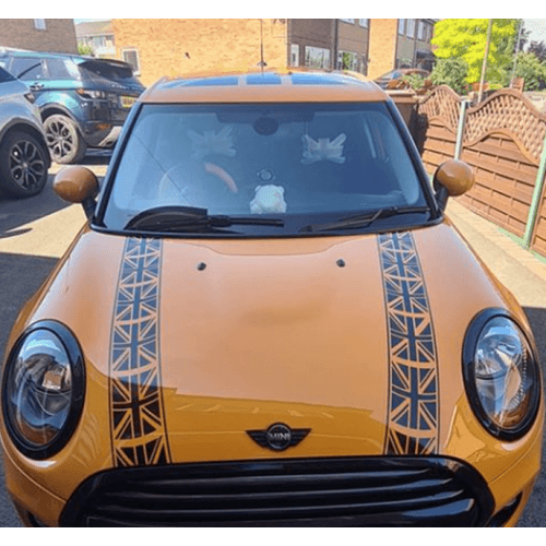 MINIGRAPHICSDIGICRAFTSIGNS-500x500 - R&E Wraps and Graphics LTD - Mini Cooper Union Jack Bonnet Stripes - Bonnet stripe, cooper, mini, Union Jack