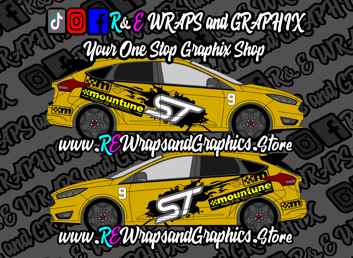 Ford Focus ST/RS MK3 Mountune Graphic Kit