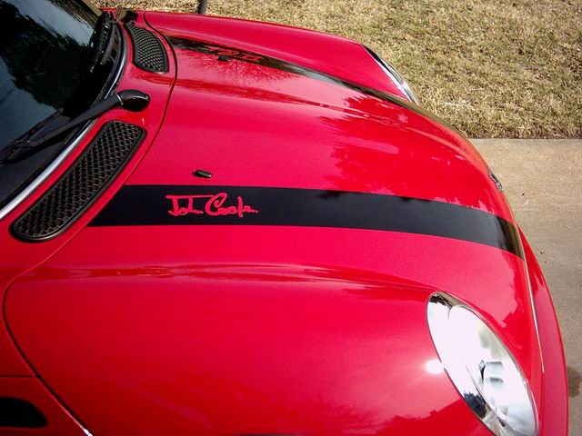 Classic Mini John Cooper Bonnet Stripes