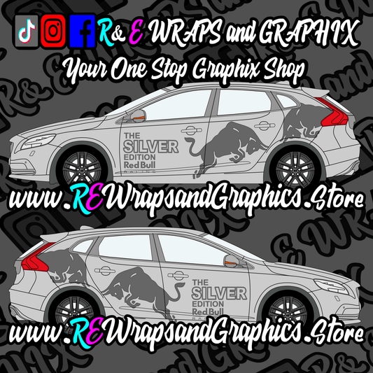 VOLVOV40BLUEPRINTSILVEREDUTION_82cd4524-8155-454b-860d-b749b092a6f5 - R&E Wraps and Graphics LTD - Volvo V40 The Silver Edition RedBull Racing Graphic Kit (Universal to most Vehicles) - C30, r design, volvo