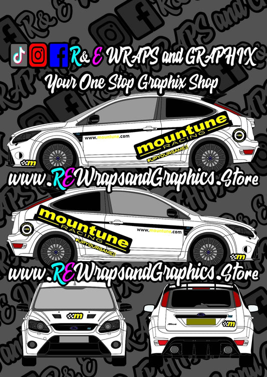 bb441d9b-c101-486a-8cd2-5b5ea8ae5398 - R&E Wraps and Graphics LTD - Ford Focus Mountune Racing Graphic Kit - graphic kit, mountune, Mountune racing