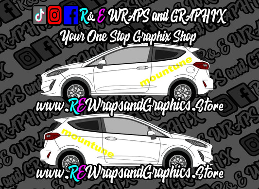 c523498e-97fe-4629-9f60-c9e5c2947c78 - R&E Wraps and Graphics LTD - Ford Fiesta Mountune Side Decals - Mountune