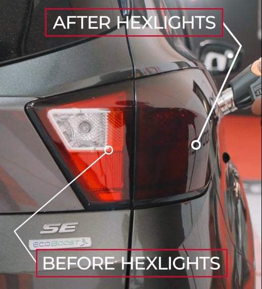 hexlights - R&E Wraps and Graphics LTD - Hexis Light Tint/PPF Film - Black Tint - Hexis, light tint