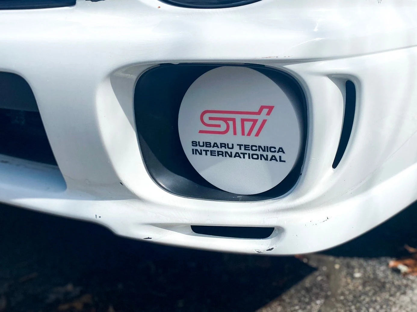 Subaru STi Fog Light Decals