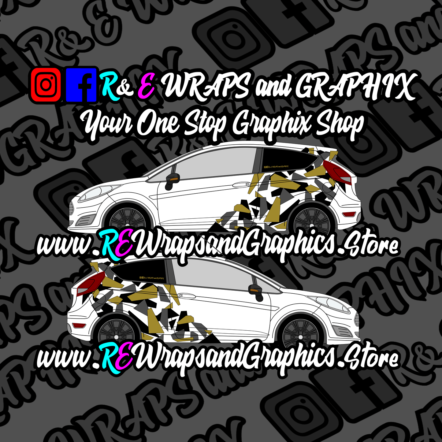image_0ef7d29b-6f4c-4458-b3b3-03ce1c308947 - R&E Wraps and Graphics LTD - Ford Fiesta Urban Camo Graphic Kit - Camo, Camo kits, car graphics, ford, ford fiesta, Ford Graphic Kits, graphic kits, urban camo