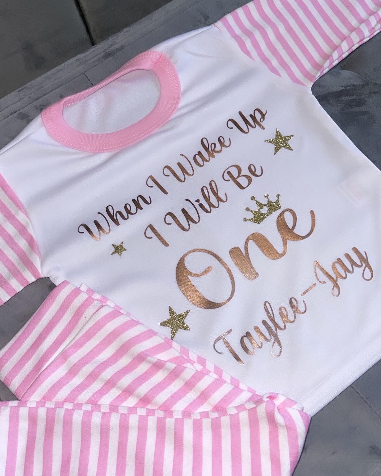 Infants Personalised Birthday Pyjamas | When I Wake Up I Will Be...