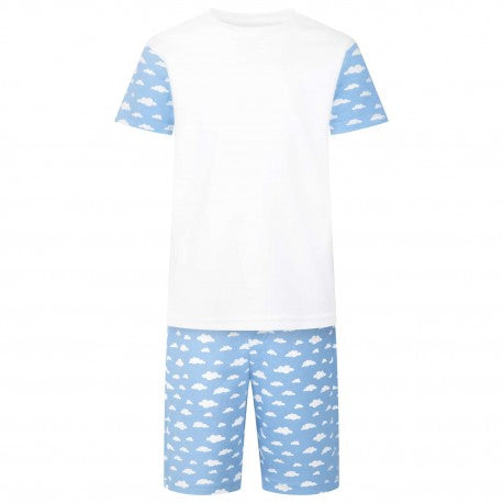 Personalised When I Wake Up Birthday Cloud Shorts Pyjama Set