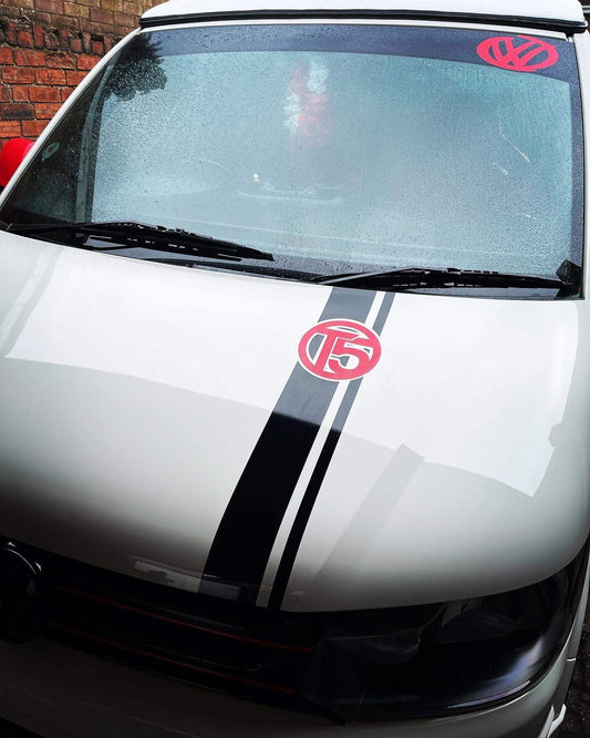 image_ede1da61-9663-4c72-9bb8-17b014cdaac8 - R&E Wraps and Graphics LTD - Volkswagen T5 Bonnet Stripe - bonnet decals, bonnet Stickers, Bonnet stripe, campervan, t5, volkswagen t5