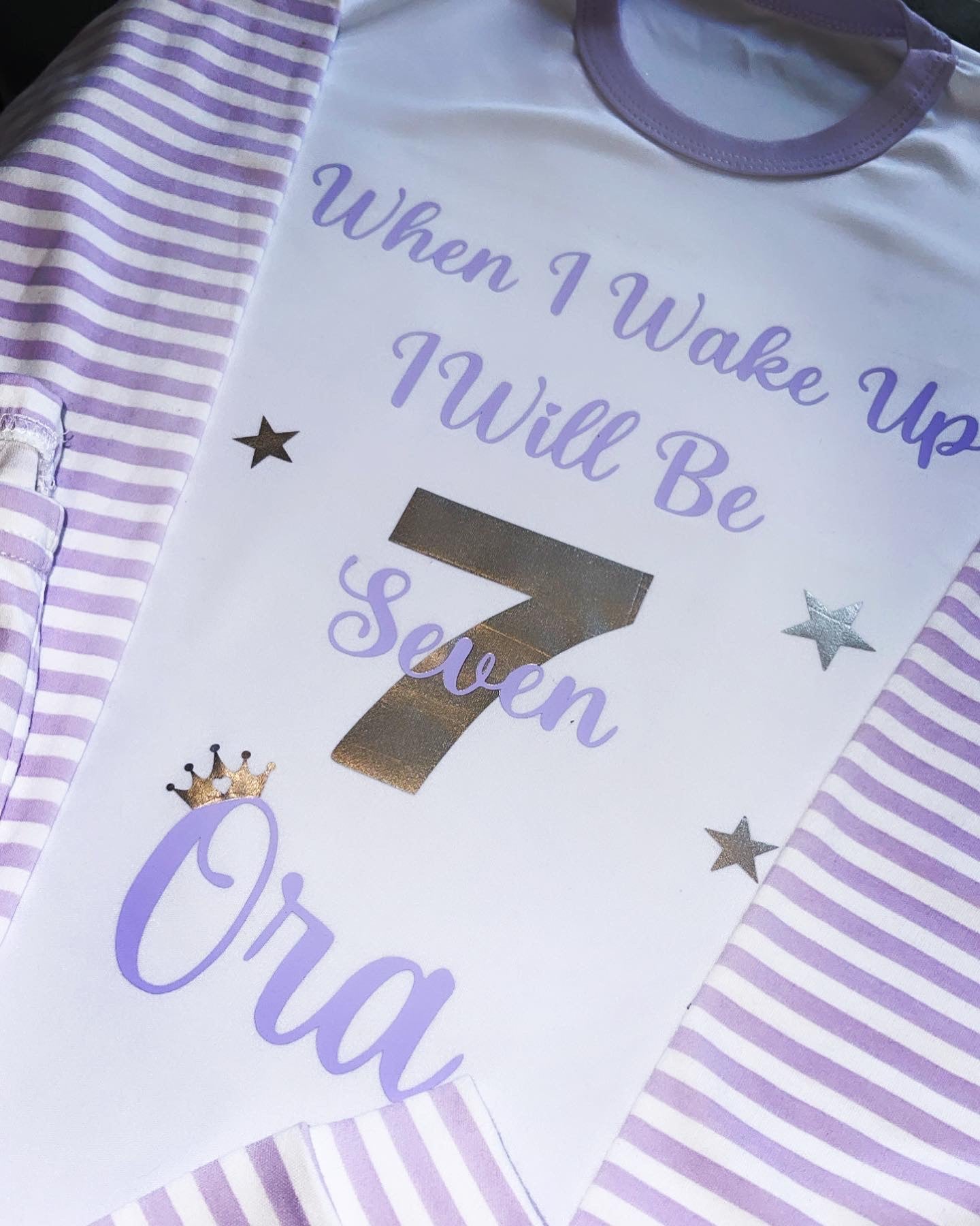 Kids Personalised Birthday Pyjamas | When I Wake Up I Will Be...