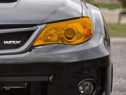 orange_headlamp_tint__30864 - R&E Wraps and Graphics LTD - Hexis Light Tint/PPF Film - Grey Tinted Transparent PVC Film (Wet Apply) - Hexis, light tint