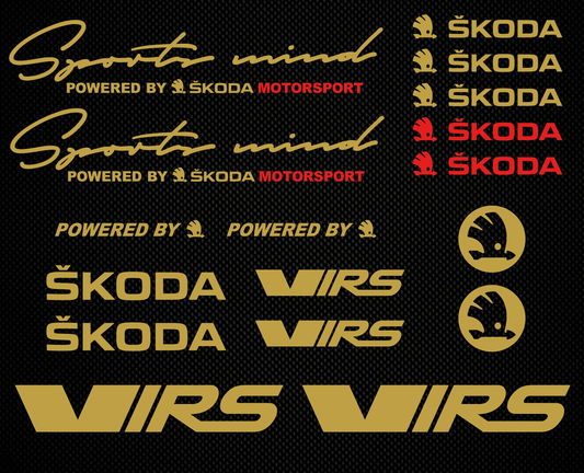 s-l1600_8a1b02da-f310-43fc-b9b1-dd34e1510e55 - R&E Wraps and Graphics LTD - Skoda VRS Sports Mind sticker set - skoda, Skoda graphics, Skoda sport stickers, Skoda sticker bundle, Skoda vrs sticker set, small sticker, small stickers, Sports mind, Sports mind sticker set, stickers, vrs, Vrs stickers