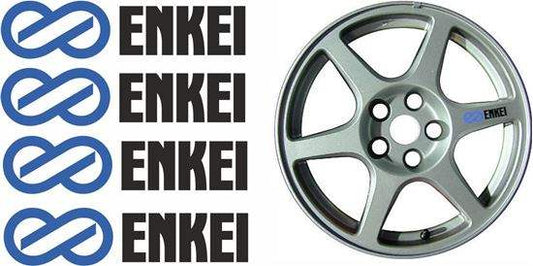 0010409_mitsubishi-evolution-7-8-9-replacement-enkei-wheel-decals-stickers_550 - R&E Wraps and Graphics LTD - Enkel Wheels Sticker Set - Enkel, WHEEL STICKERS