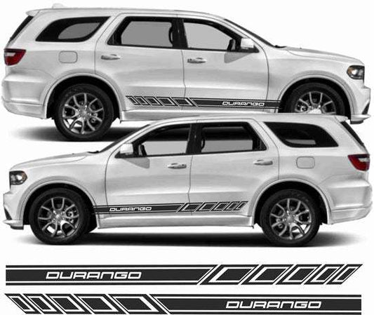 0010455_dodge-durango-side-stripes-decals-stickers_550 - R&E Wraps and Graphics LTD - Dodge Durango Side Stripes - 4x4, Dodge Ram, Durango, side stripes