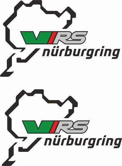 0012677_skoda-vrs-nurburgring-decals-stickers_550 - R&E Wraps and Graphics LTD - Skoda VRS Stickers X2 - Skoda, small stickers, vrs