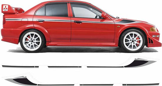 Mitsubishi Lancer EVO Evolution 6 Tommi Makinen Side Stripes