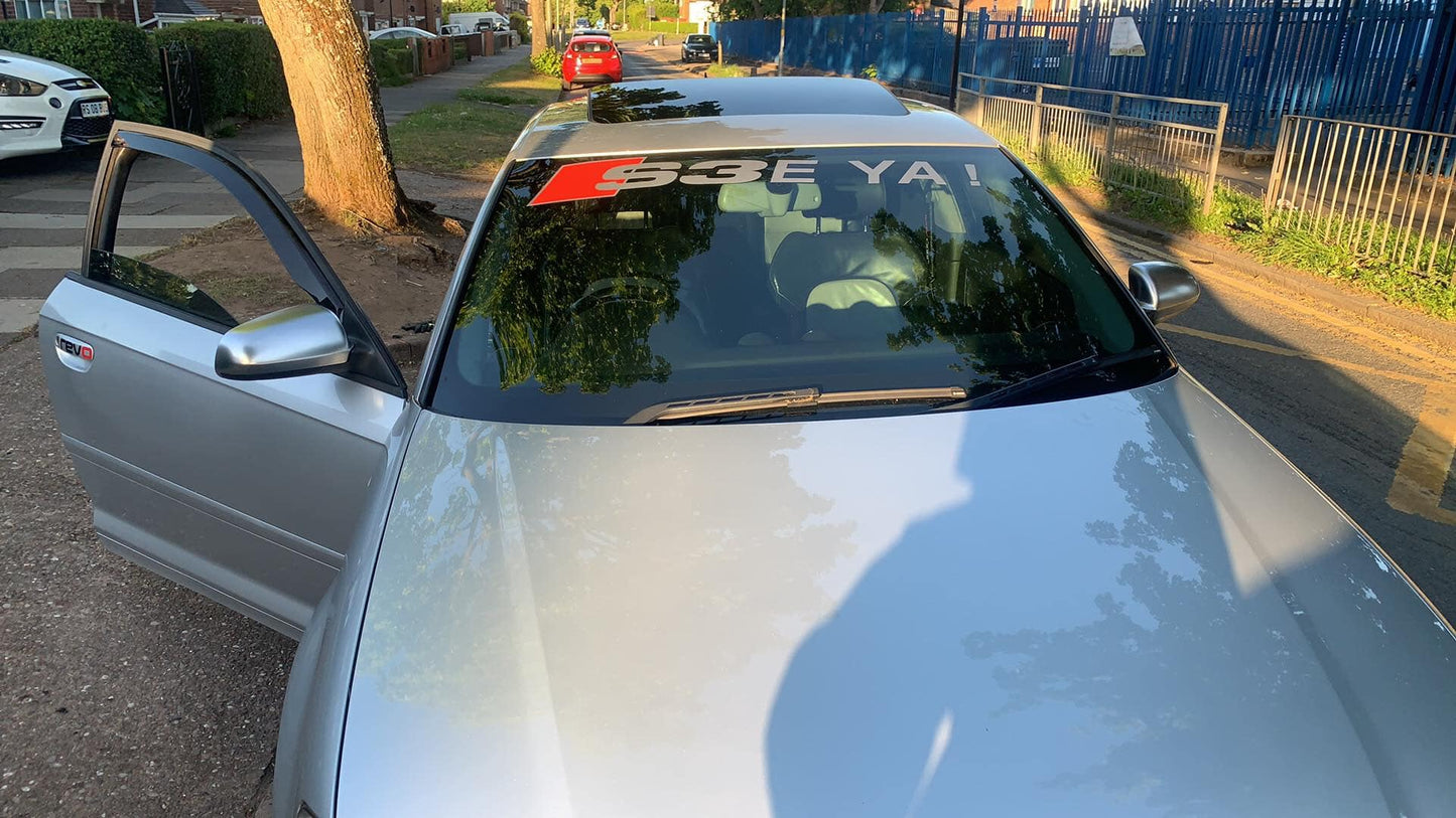 Audi S3E YA! Window Decal