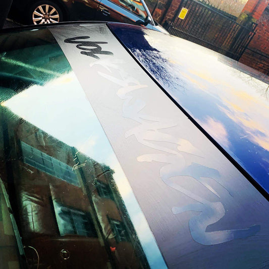 133830052_2802708026724607_7114290798836268896_n - R&E Wraps and Graphics LTD - Volkswagen Brushed Font Sunstrip - sunstrip, Volkswagen, VW