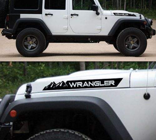 13ef2dbb294fb9021b12bce6ebef0d9d - R&E Wraps and Graphics LTD - JEEP Wrangler Bonnet Decals - 4x4, jeep, JEEP Wrangler