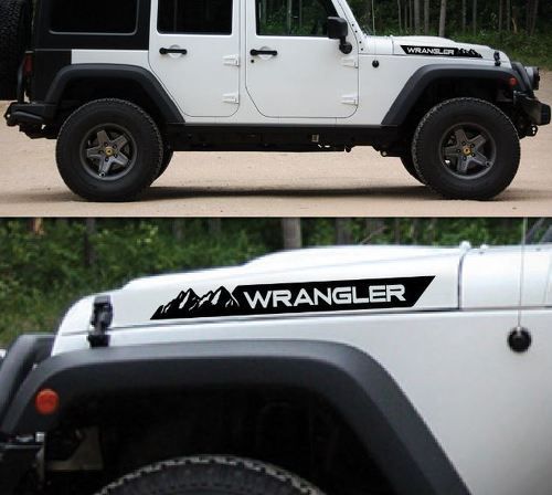 JEEP Wrangler Bonnet Decals