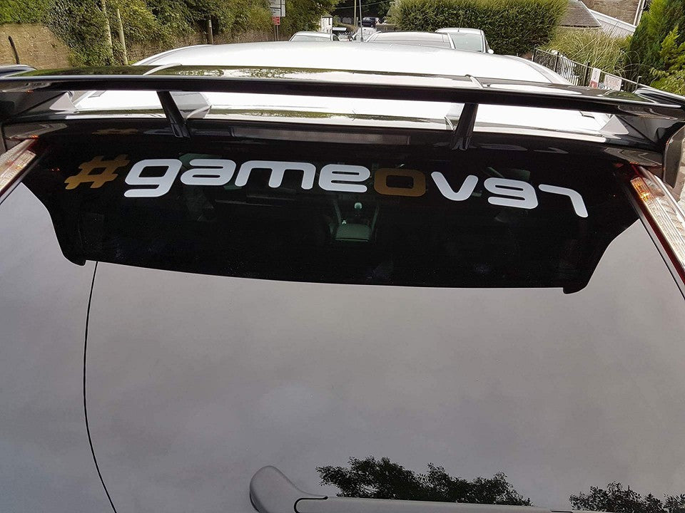 GameOver Rear Window Stickers