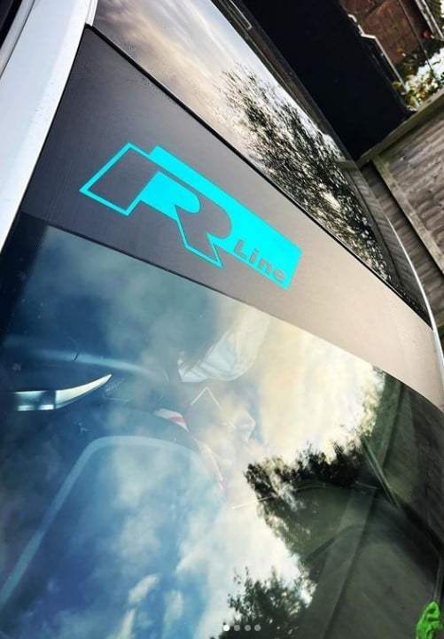 278555463_655876202393329_8219773903315524301_n - R&E Wraps and Graphics LTD - VW Volkswagen R-Line Sunstrip - R-Line, Volkswagen, VW