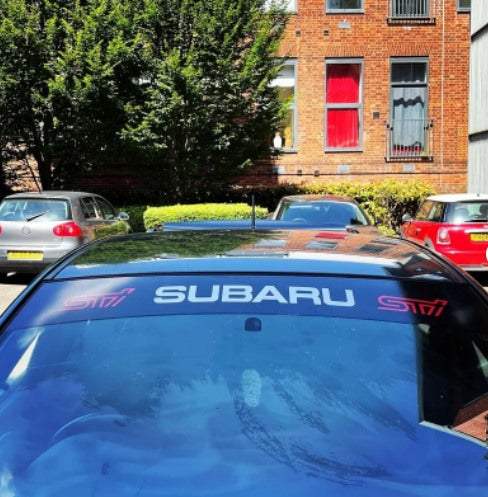 278564953_655877419059874_1769465009130340975_n - R&E Wraps and Graphics LTD - Subaru STI Sunstrip - Subaru STI, sunstrips