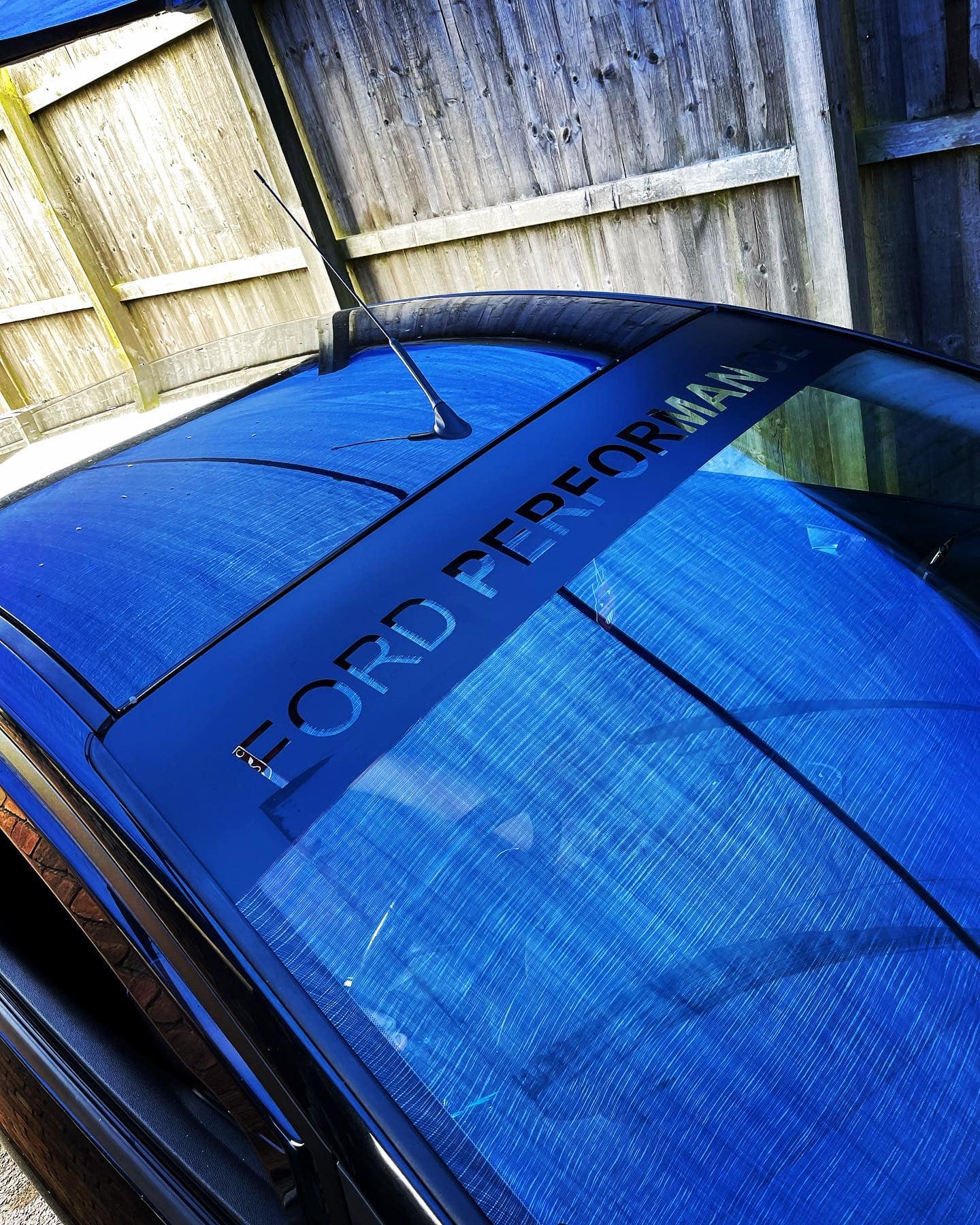 Ford performance Cut Out Sunstrip